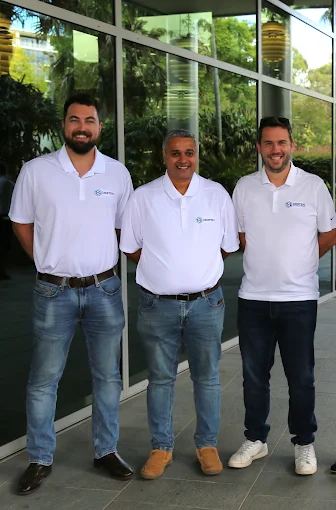 Jim Thomas, Joe Daley and Jordan Sidhom from Digitek IT
